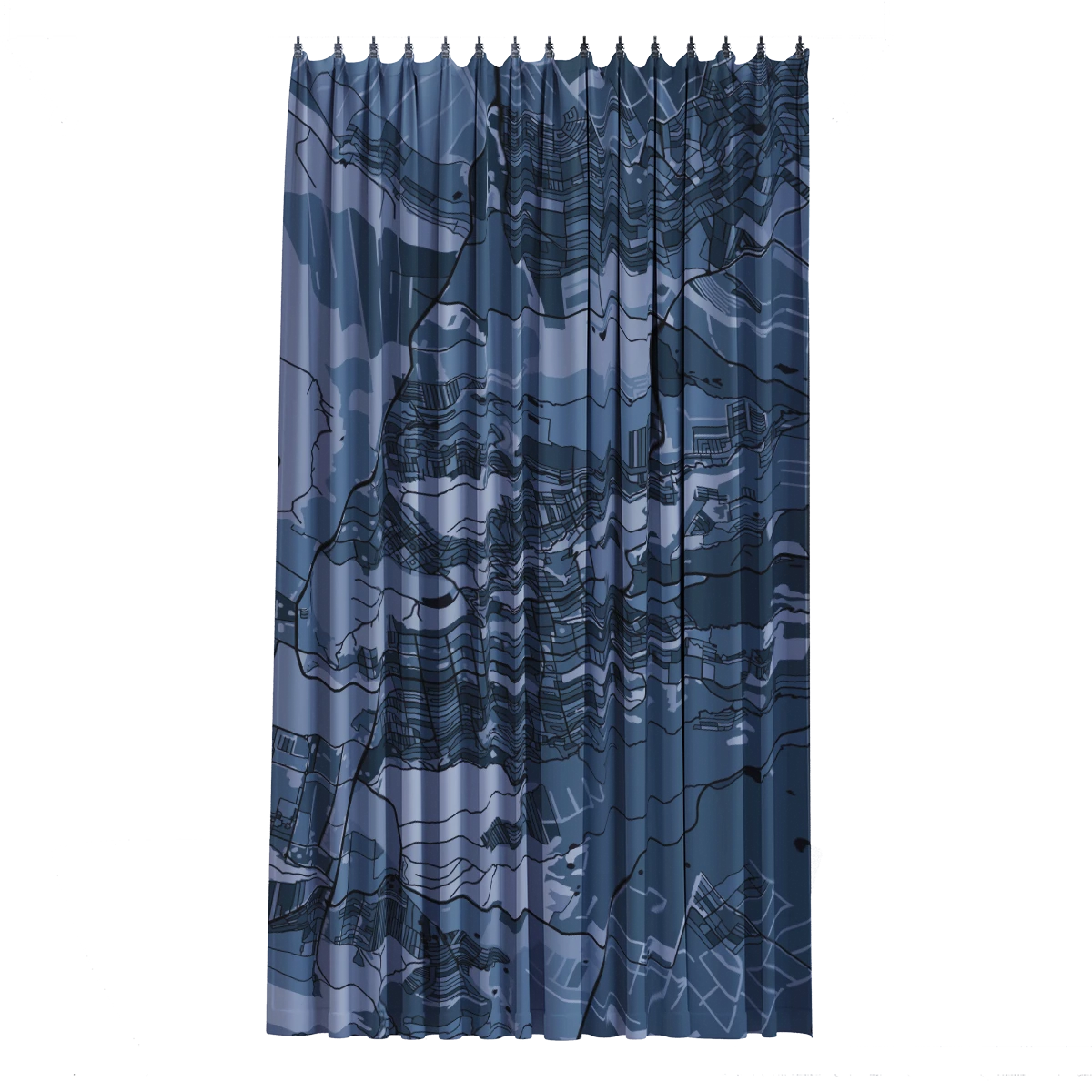 Bath Curtain - Silver