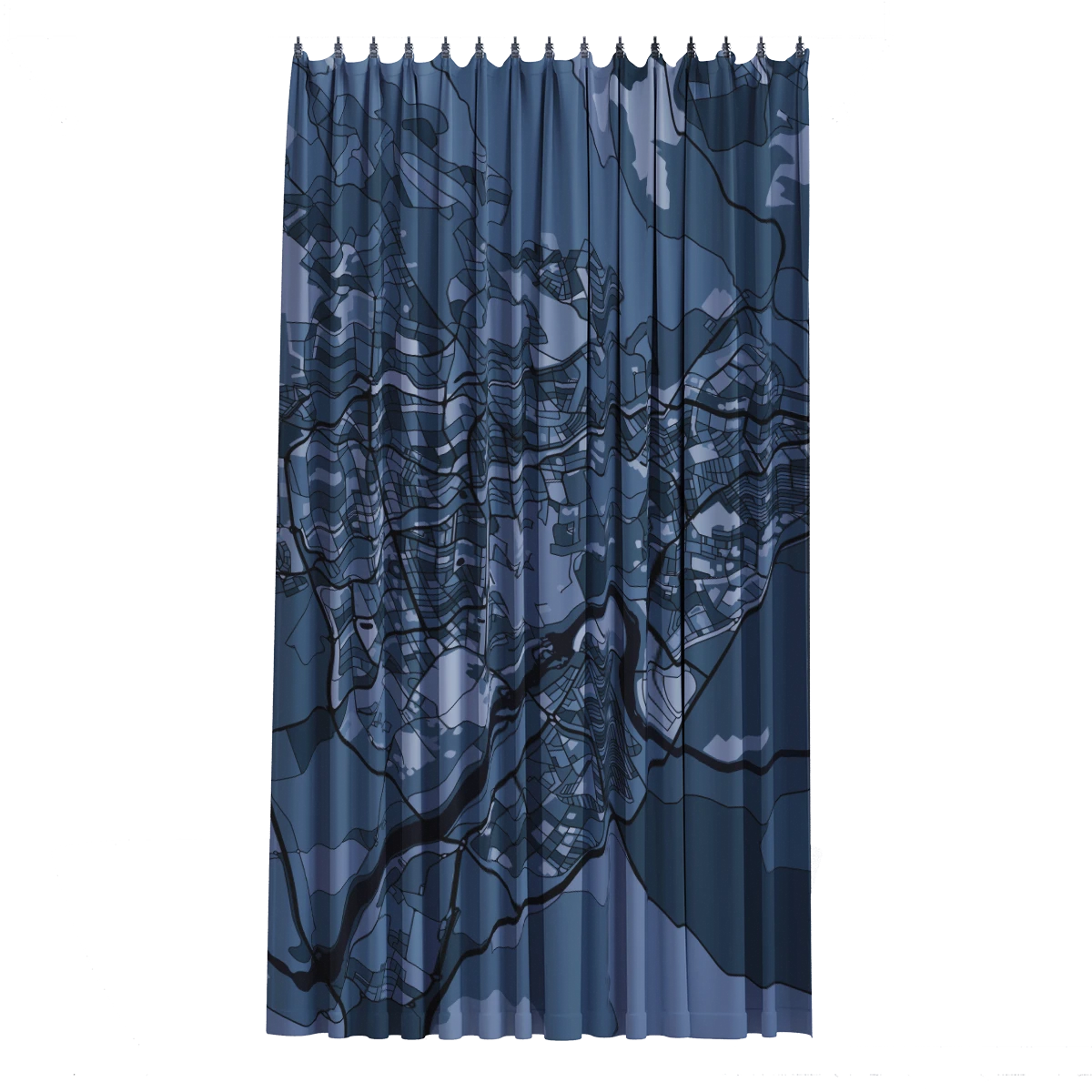 Bath Curtain - Silver