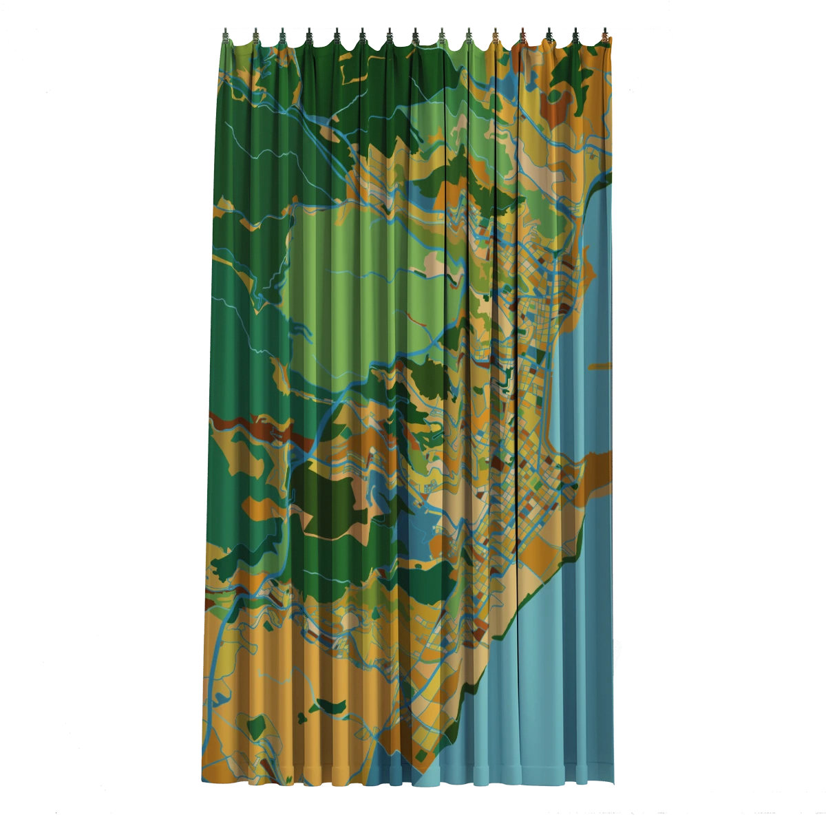 Bath Curtain - Cezanne