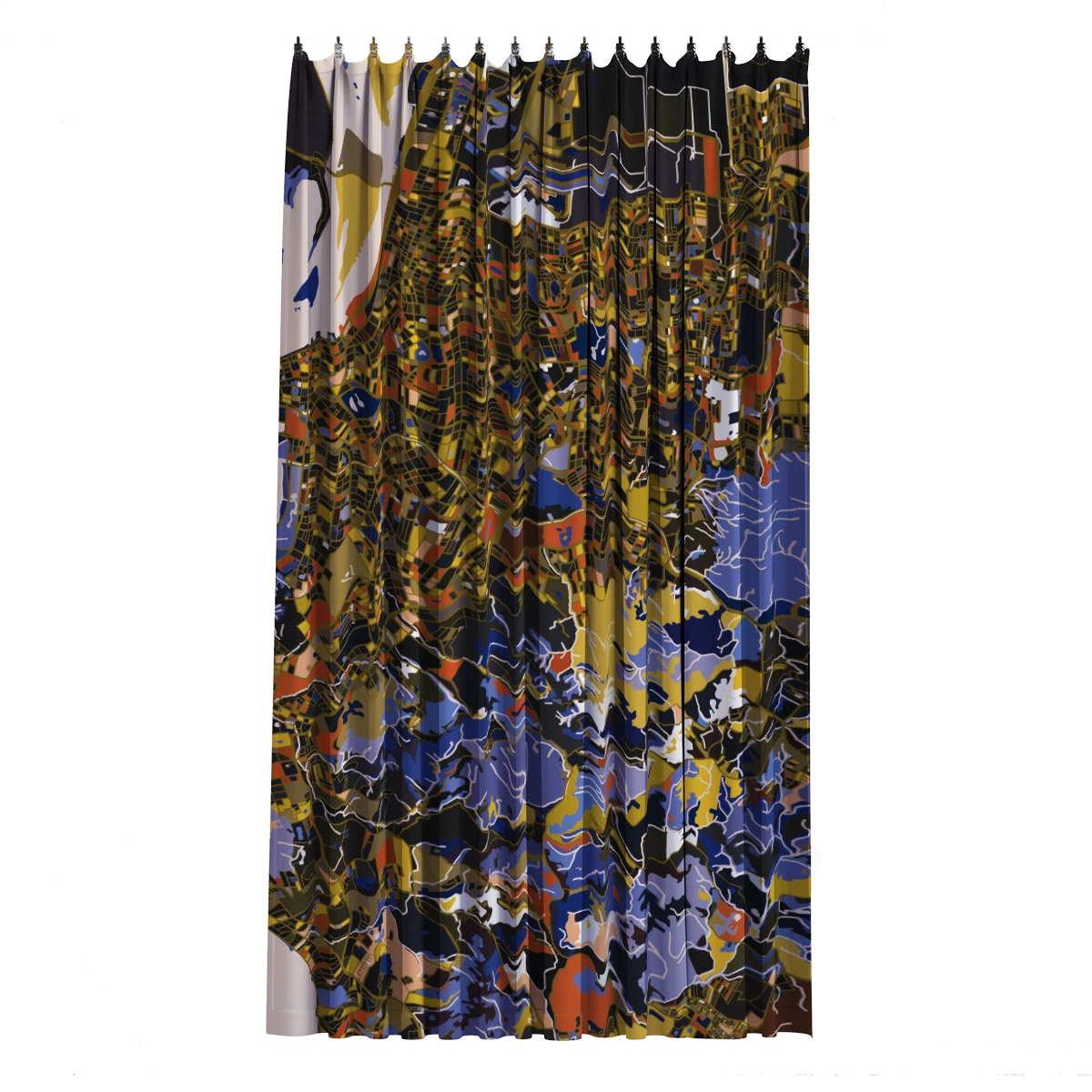 バスカーテン - ポロック