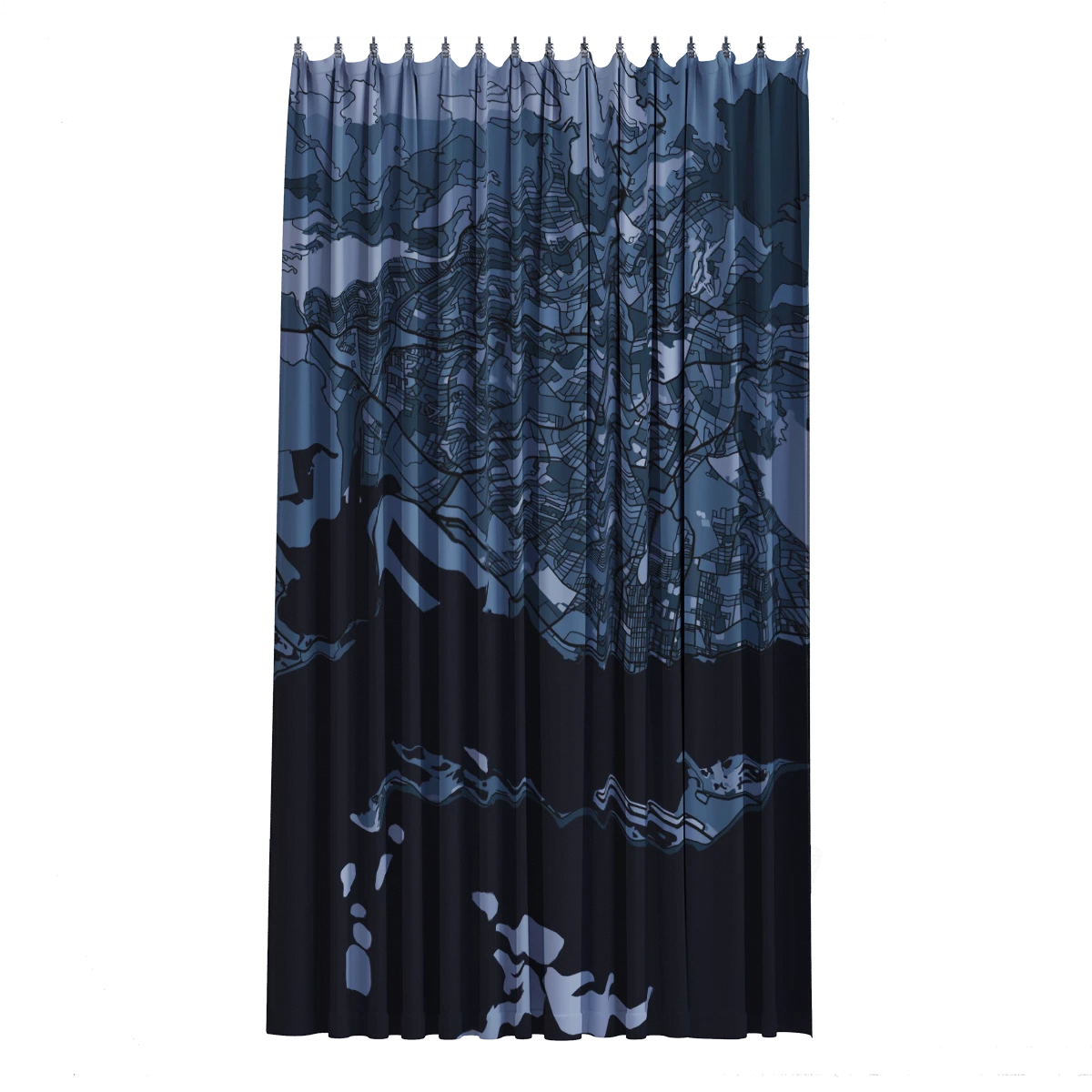 Bath Curtain - Silver