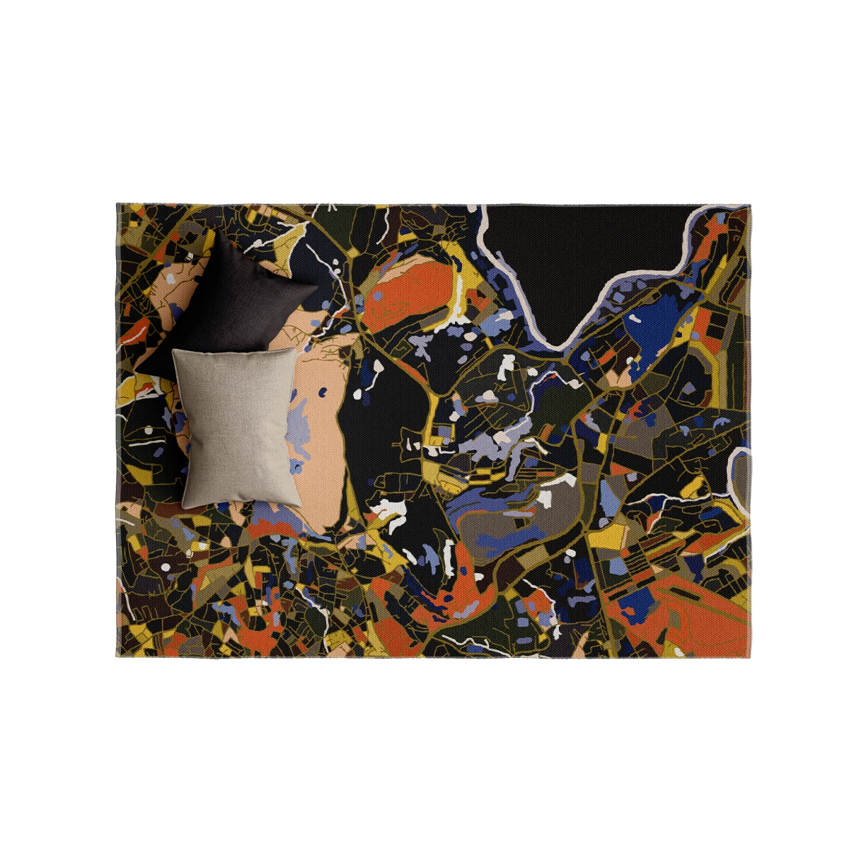 Alfombra de área - Pollock