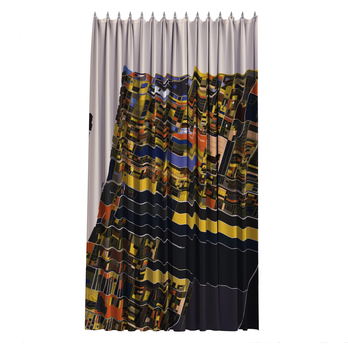 Bath Curtain - Pollock