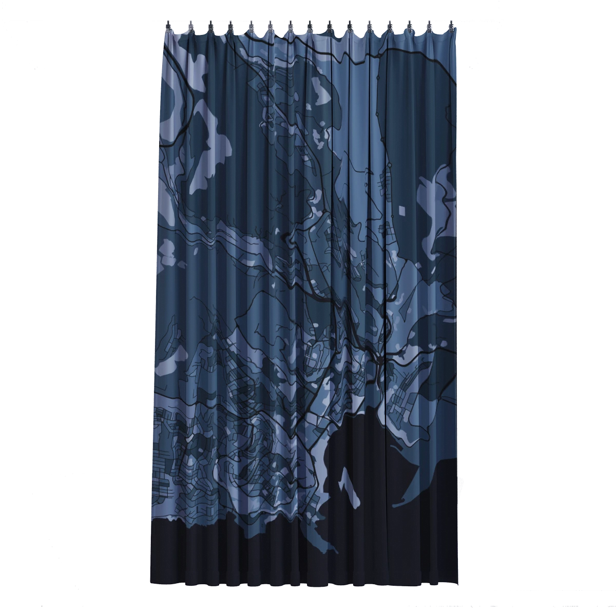 Bath Curtain - Silver