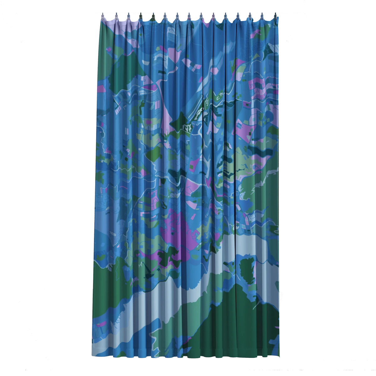 샤워 커튼 - 모네