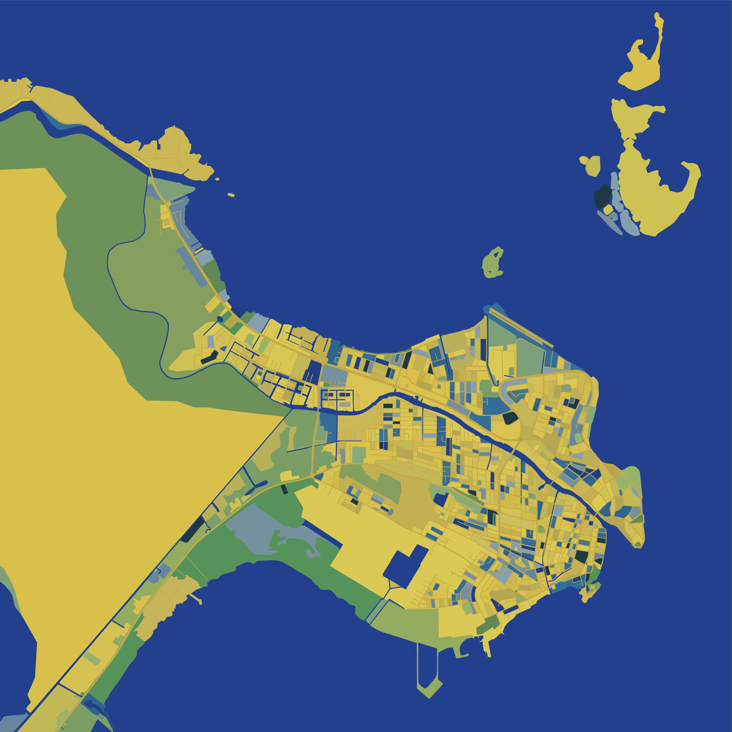 Cidade de Belize Van Gogh