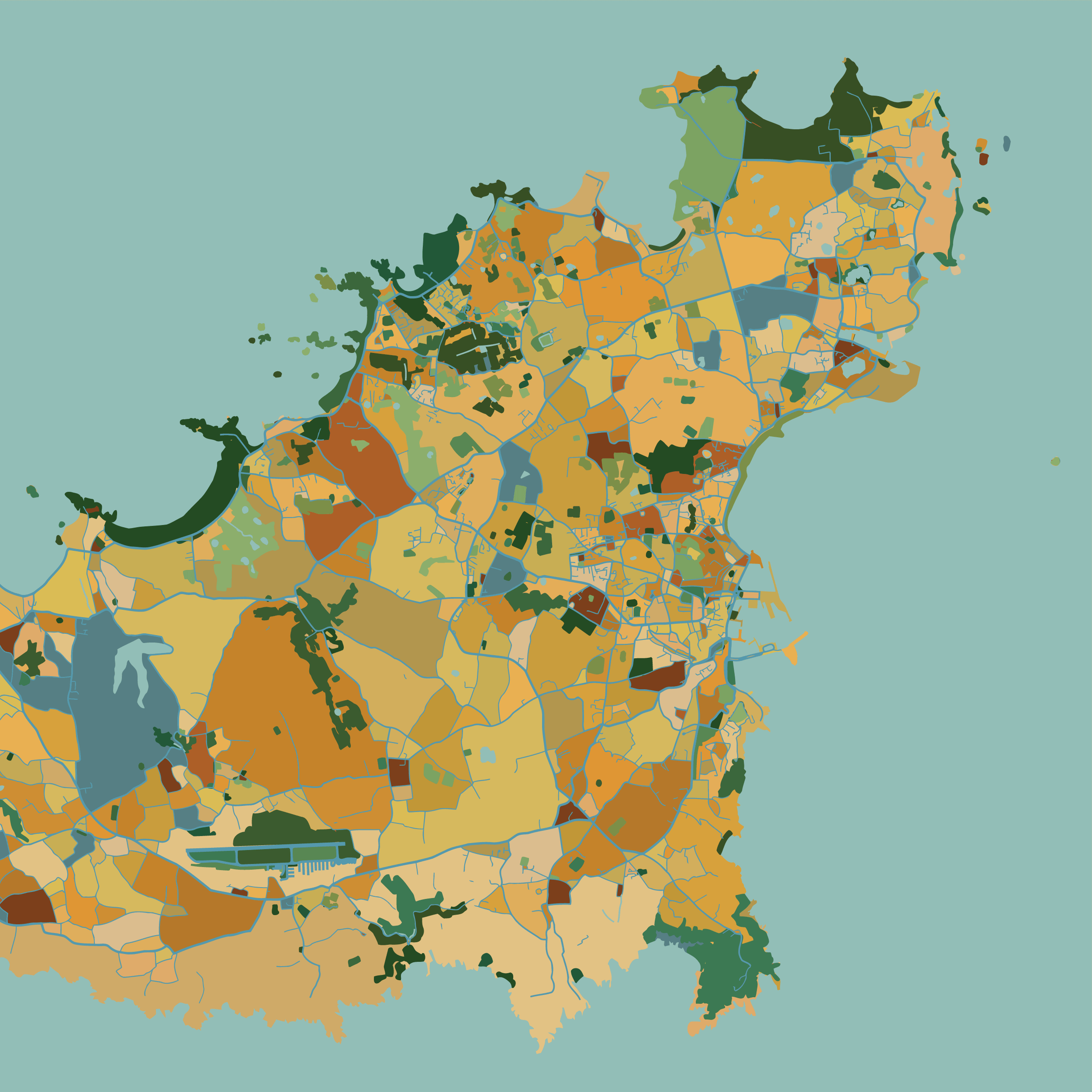 Saint Peter Port Cézanne