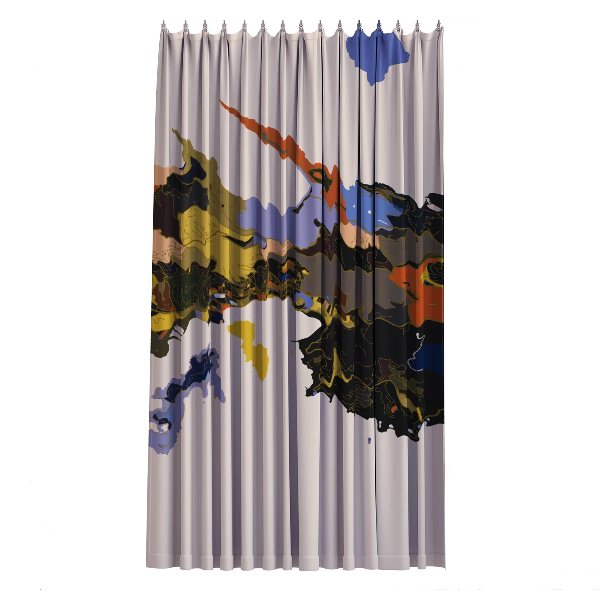 バスカーテン - ポロック