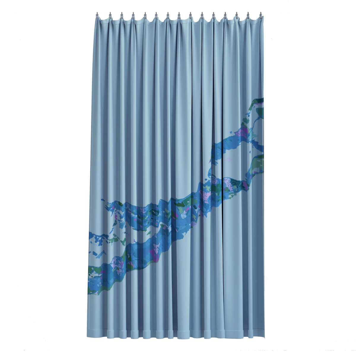 샤워 커튼 - 모네