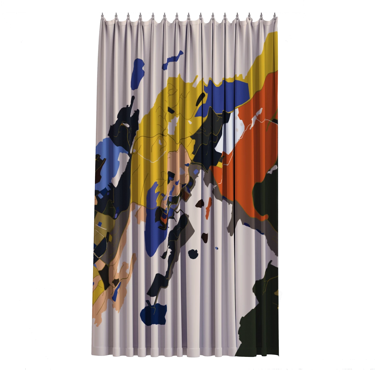 バスカーテン - ポロック