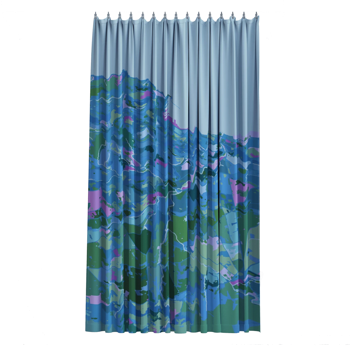 Bath Curtain - Monet