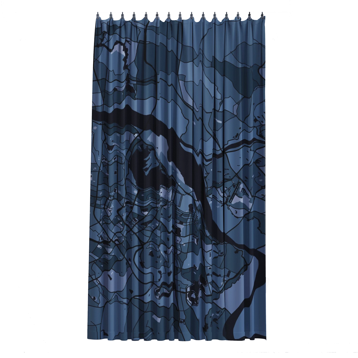 Bath Curtain - Silver