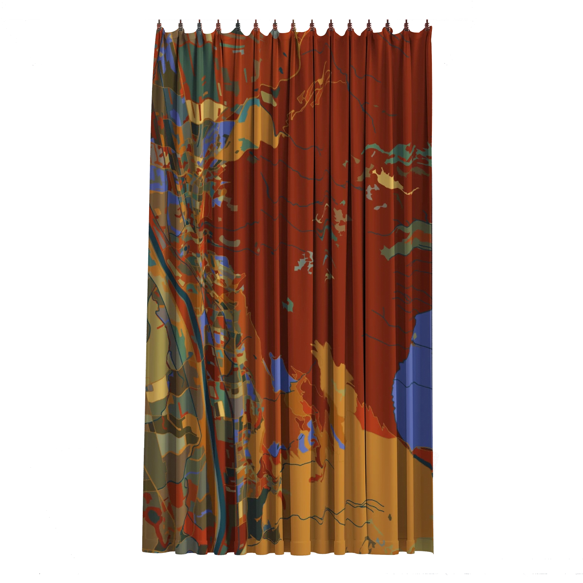 샤워 커튼 - 뭉크