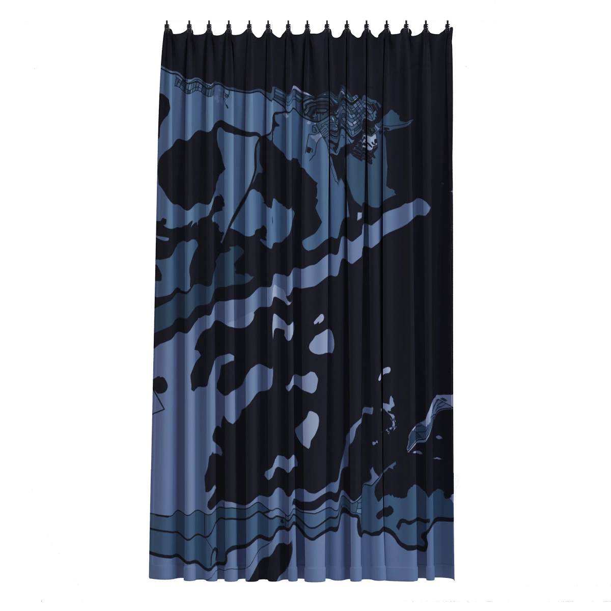 バスカーテン - シルバー