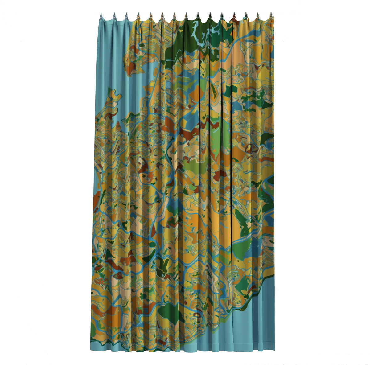 Bath Curtain - Cezanne