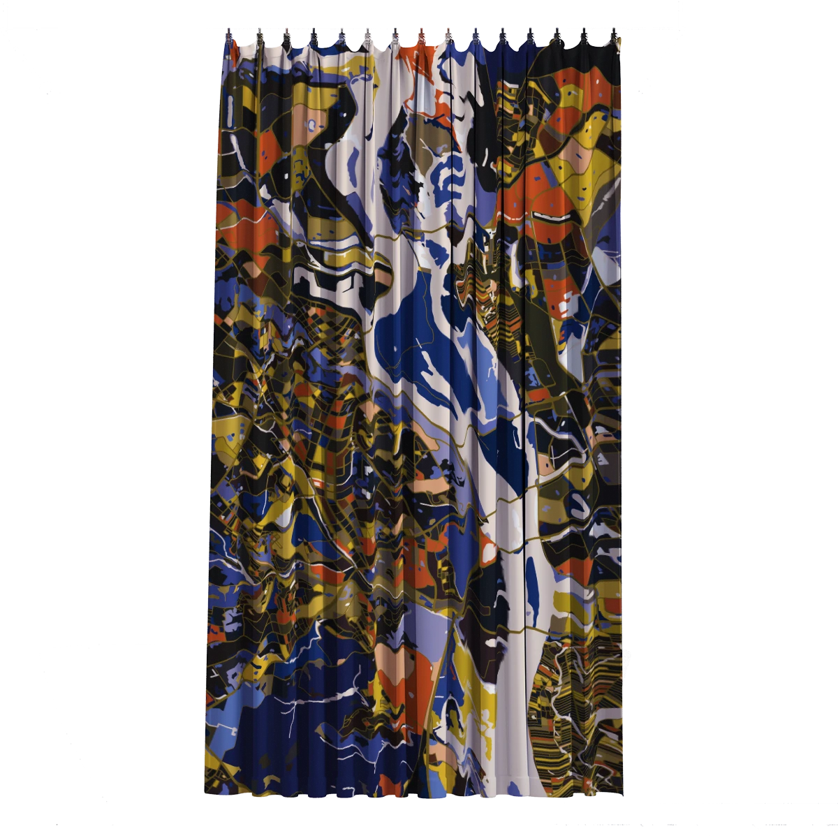 バスカーテン - ポロック