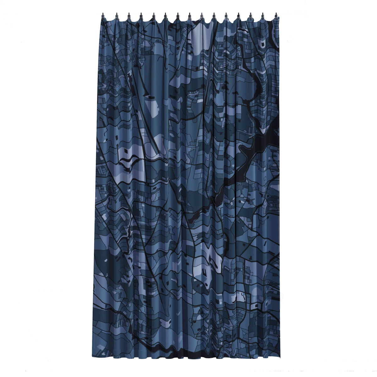 Bath Curtain - Silver