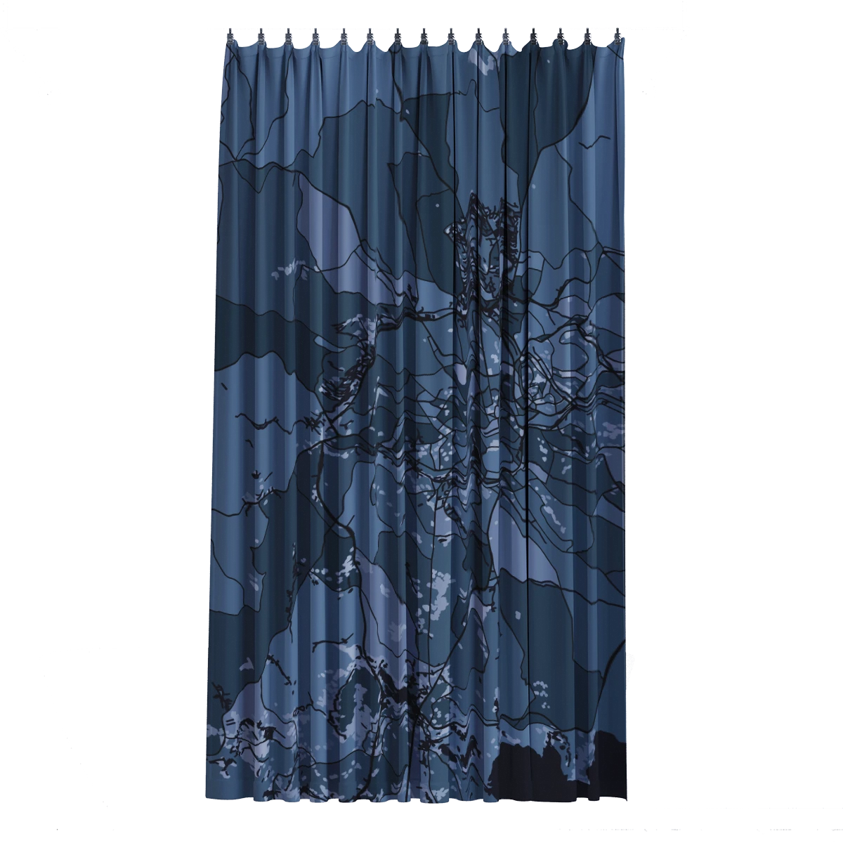 Bath Curtain - Silver