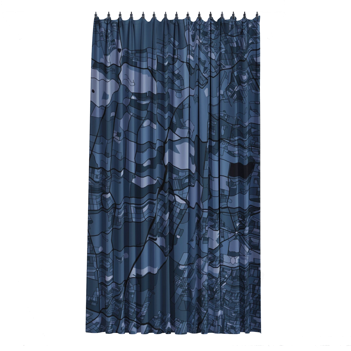 Bath Curtain - Silver