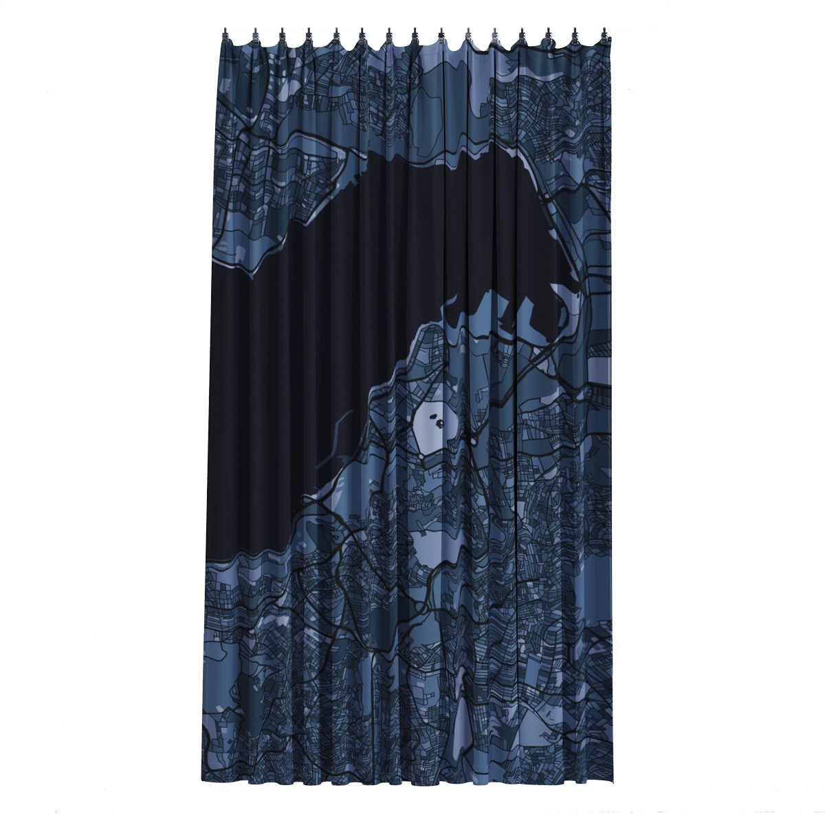 Bath Curtain - Silver