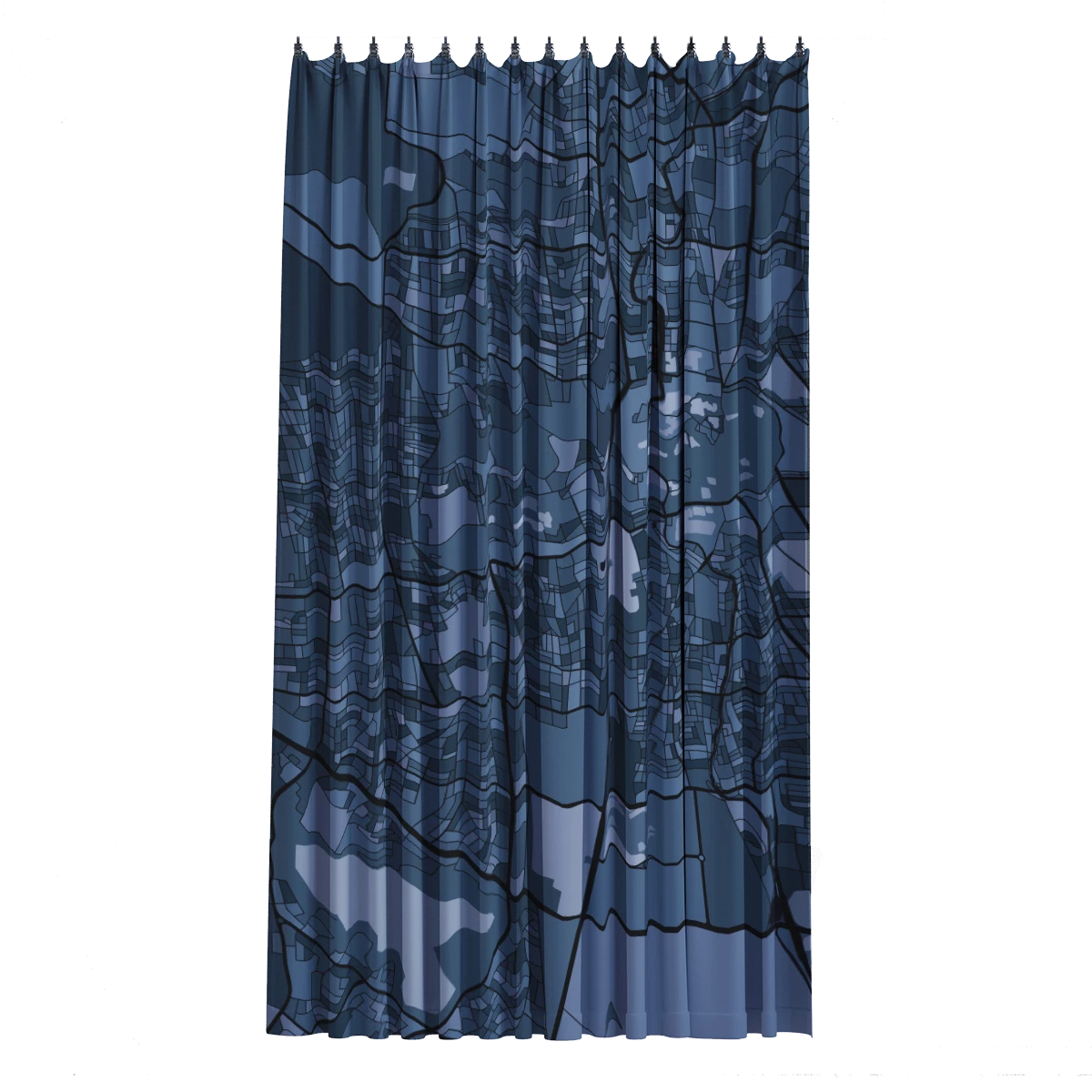 Bath Curtain - Silver