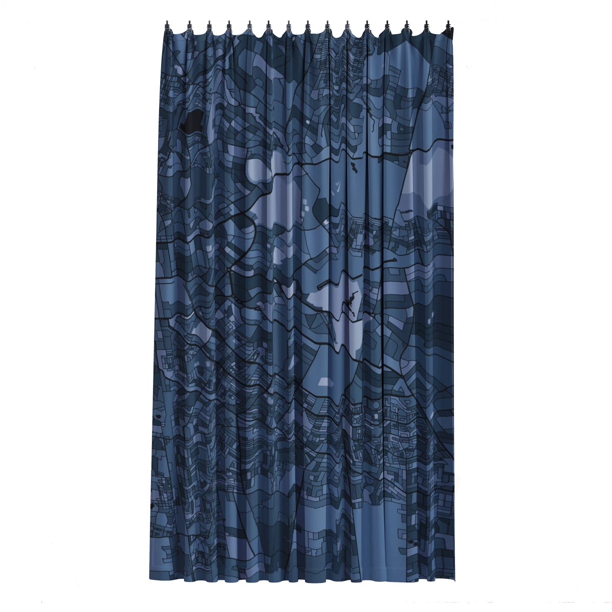 Bath Curtain - Silver