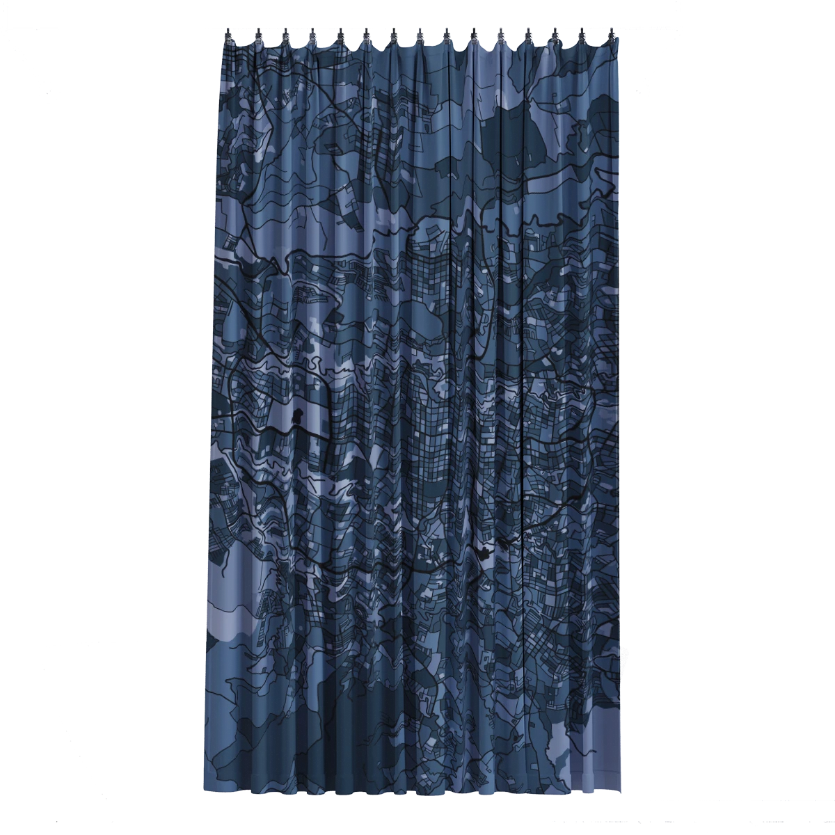 Bath Curtain - Silver