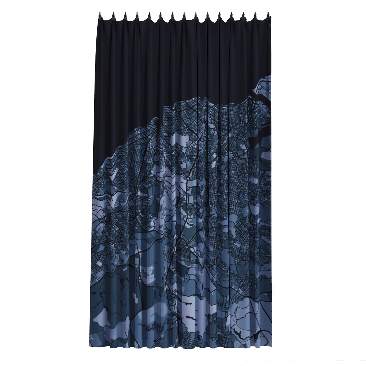 Bath Curtain - Silver