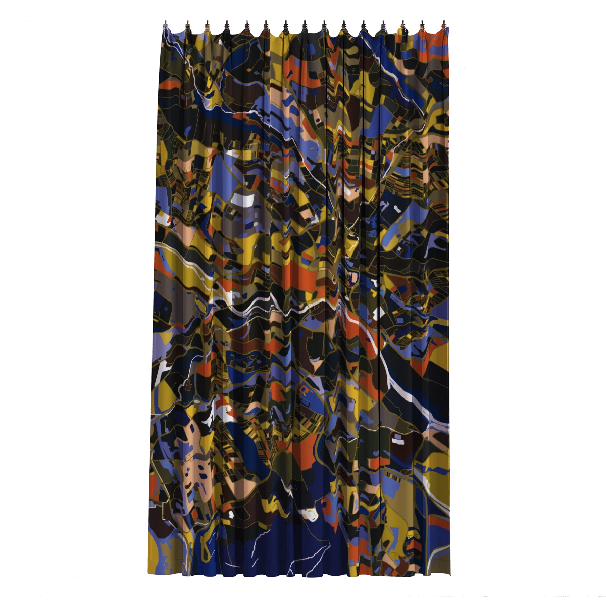 バスカーテン - ポロック