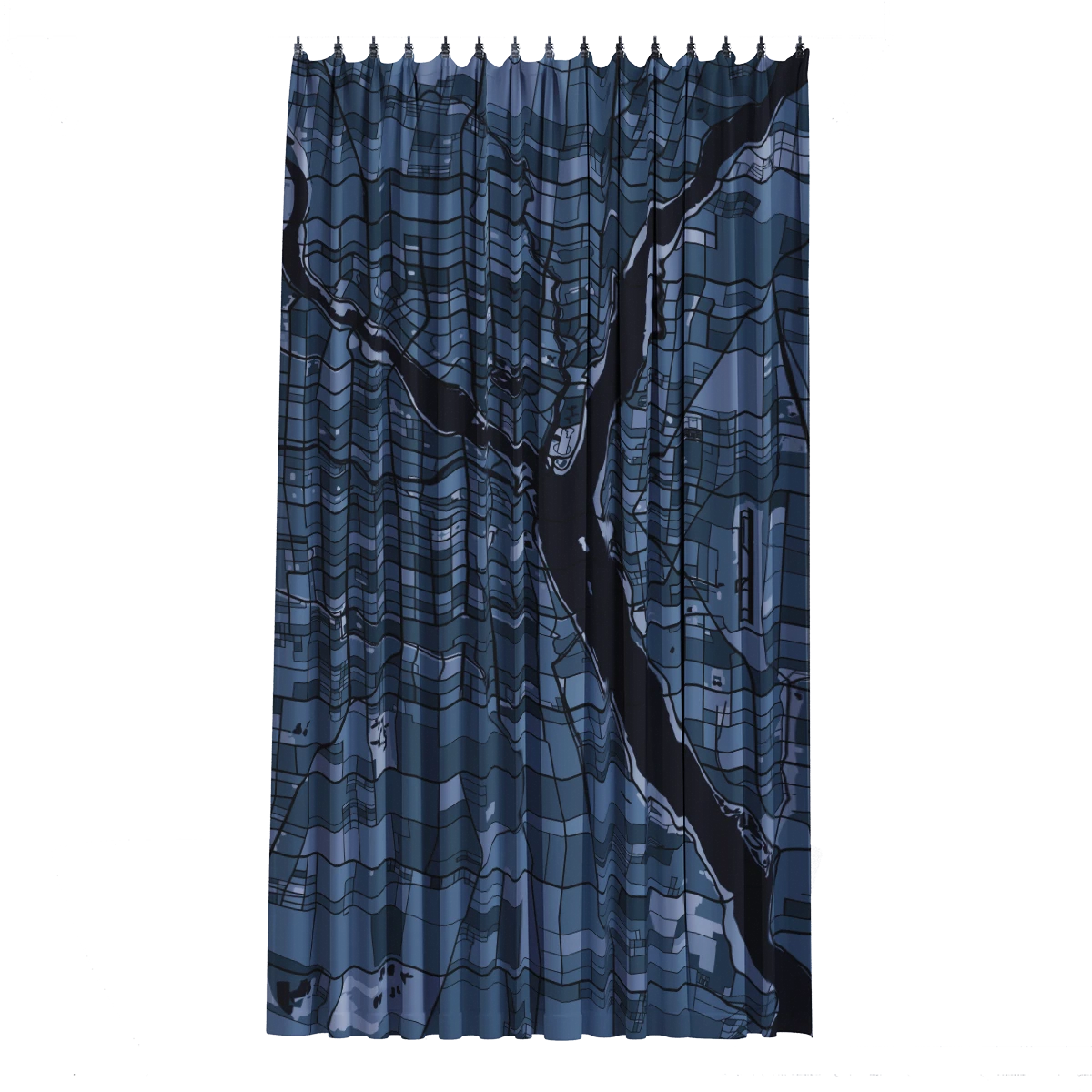 Bath Curtain - Silver