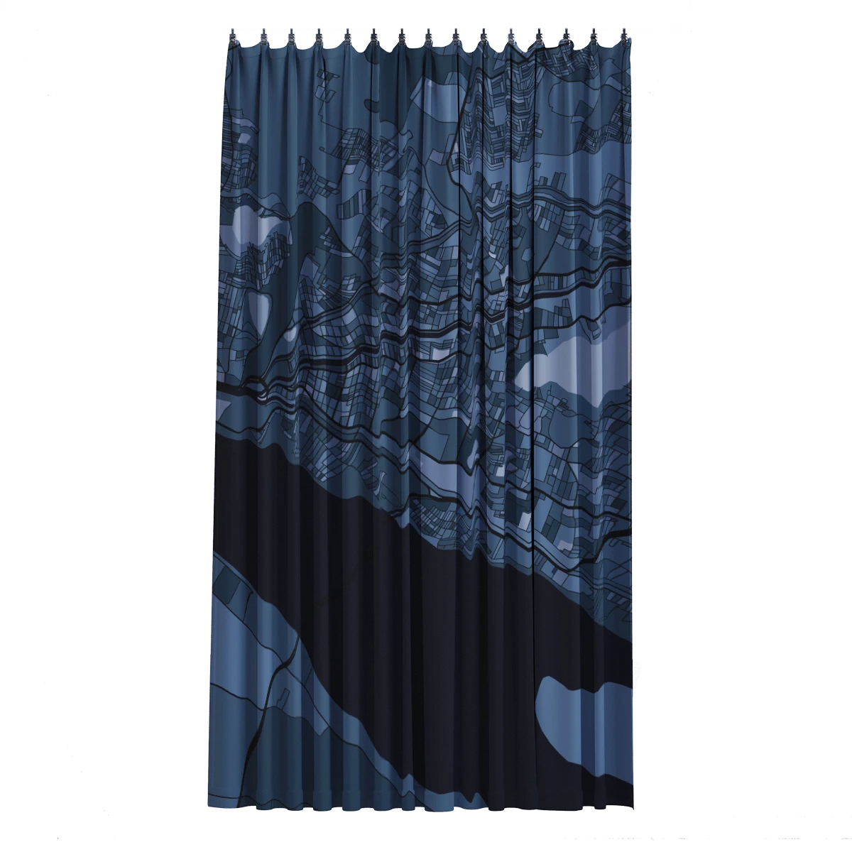 Bath Curtain - Silver