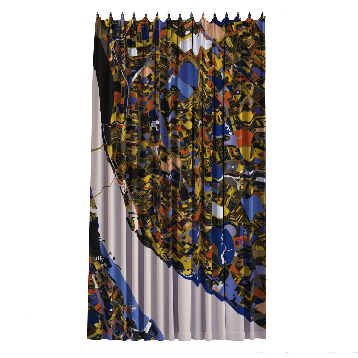 バスカーテン - ポロック