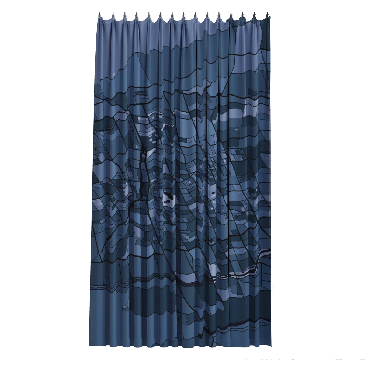 Bath Curtain - Silver