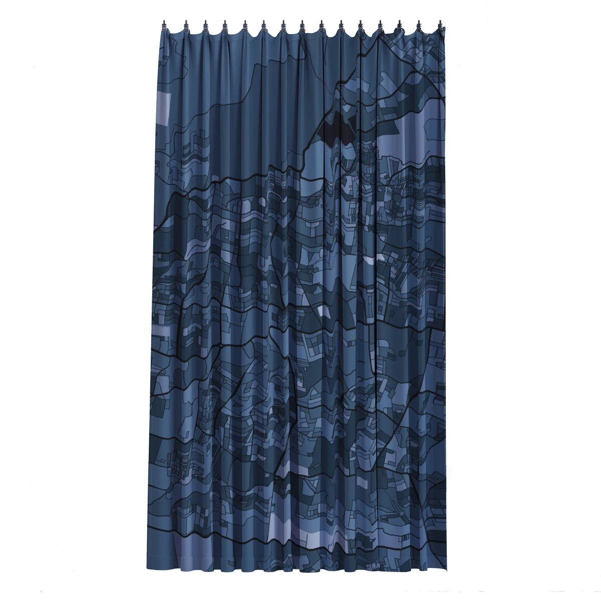 Bath Curtain - Silver