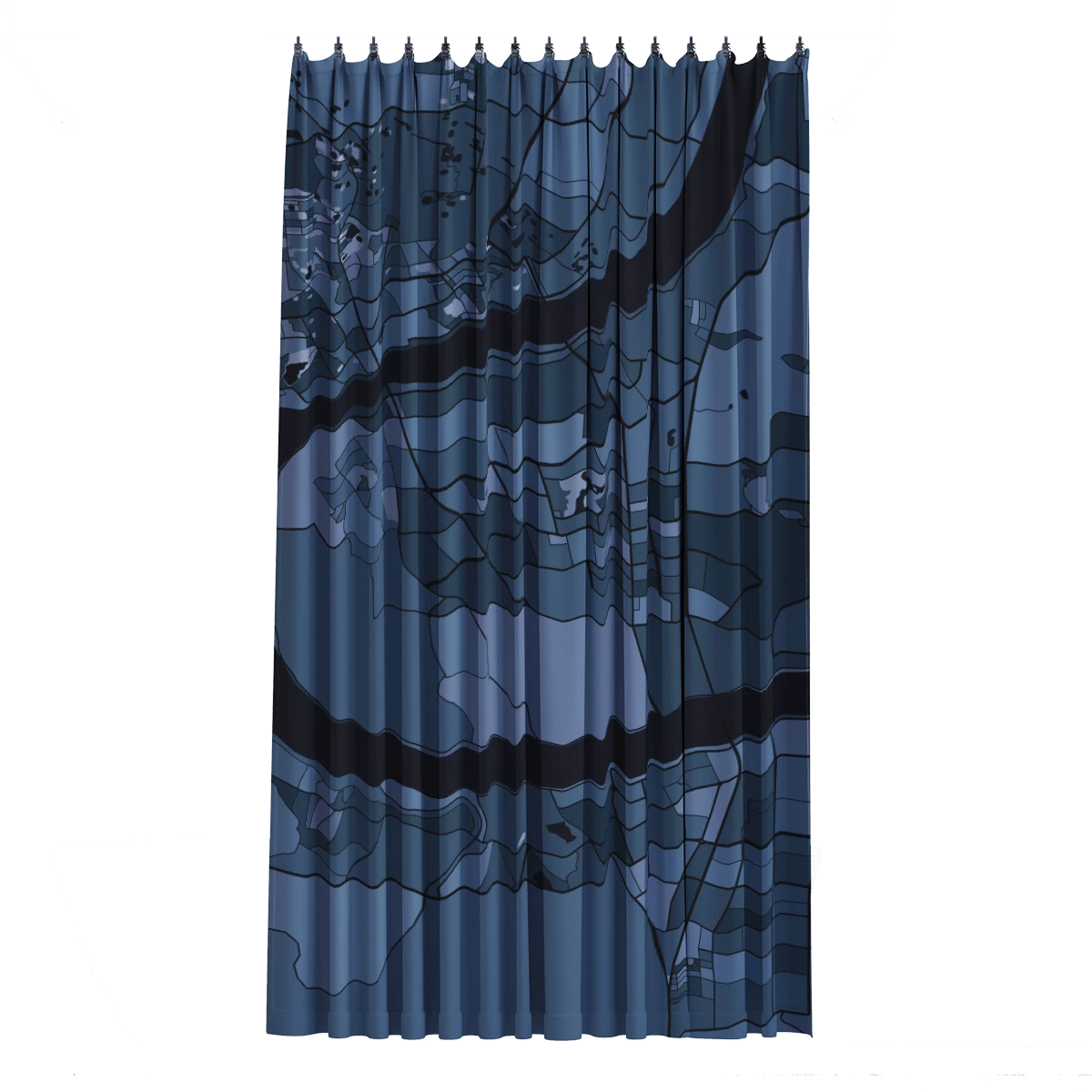 Bath Curtain - Silver