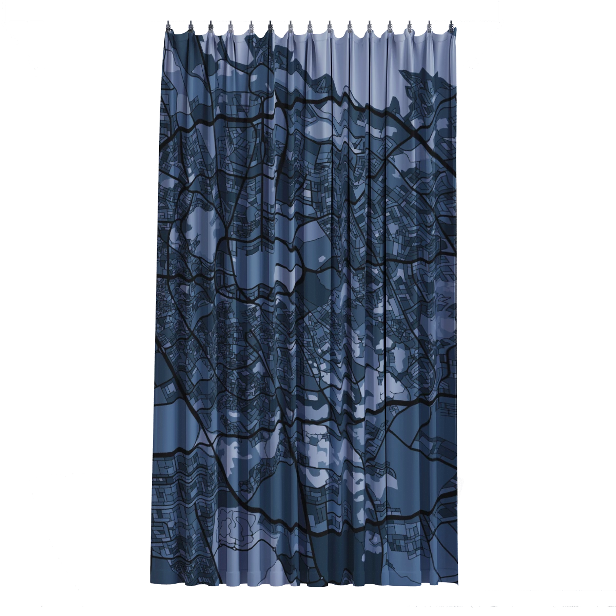 Bath Curtain - Silver