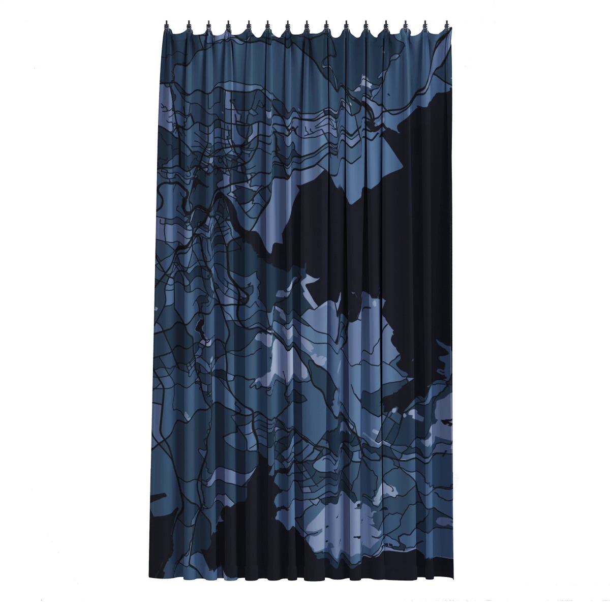 Bath Curtain - Silver