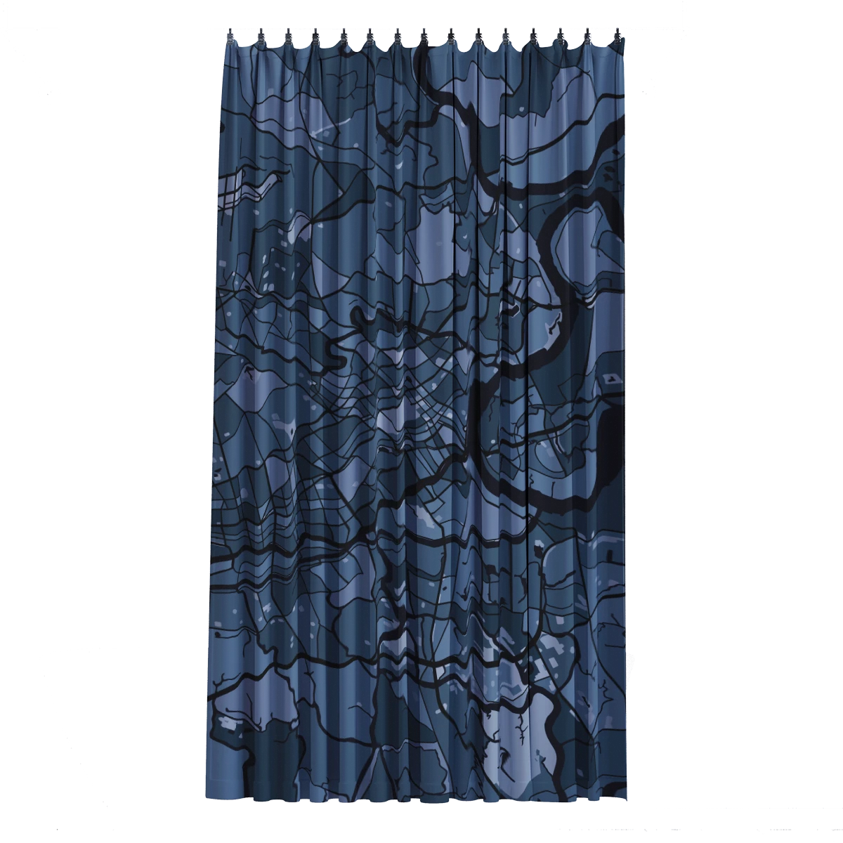 Bath Curtain - Silver