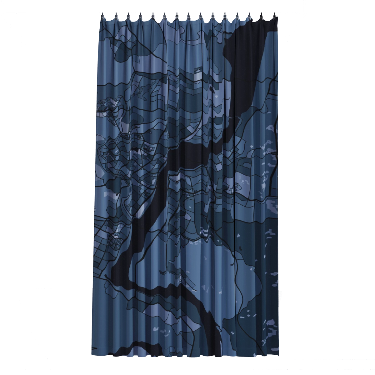 Bath Curtain - Silver