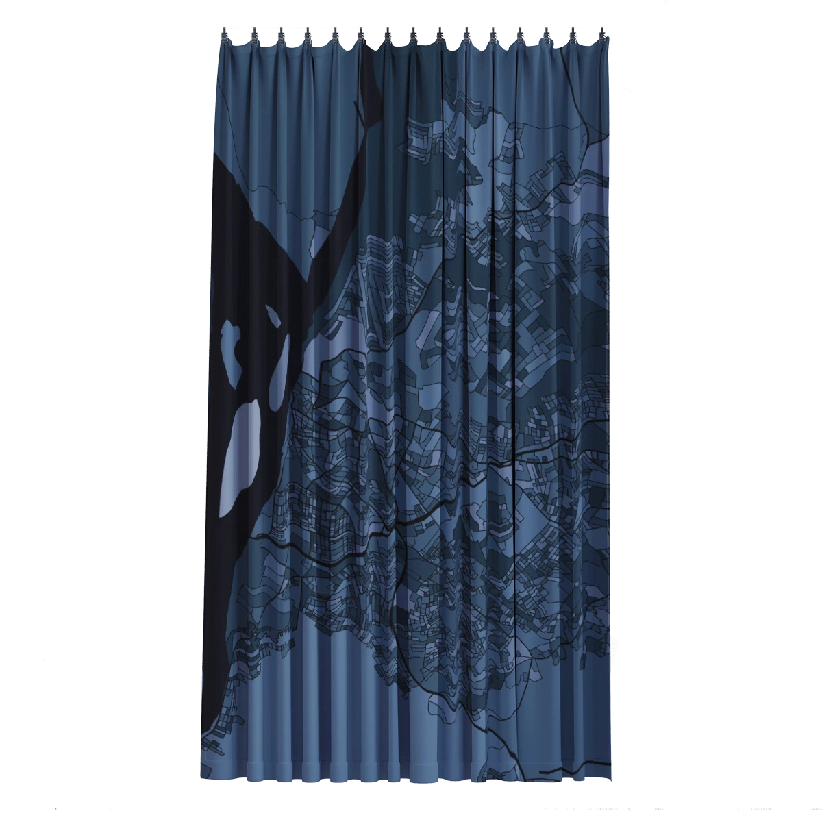 Bath Curtain - Silver