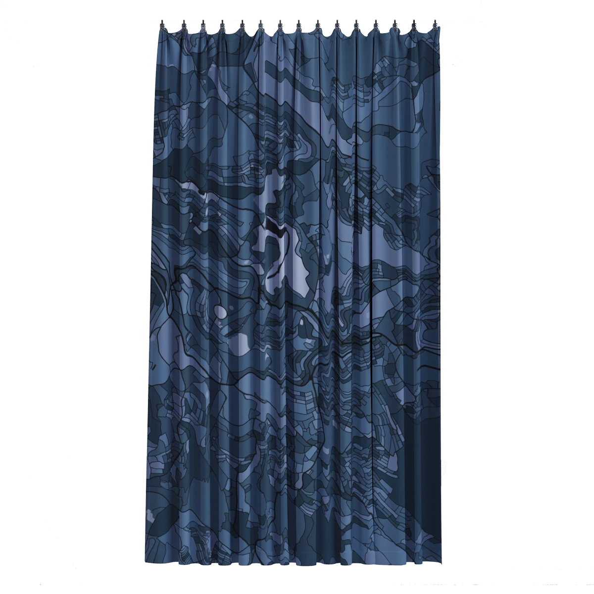 Bath Curtain - Silver