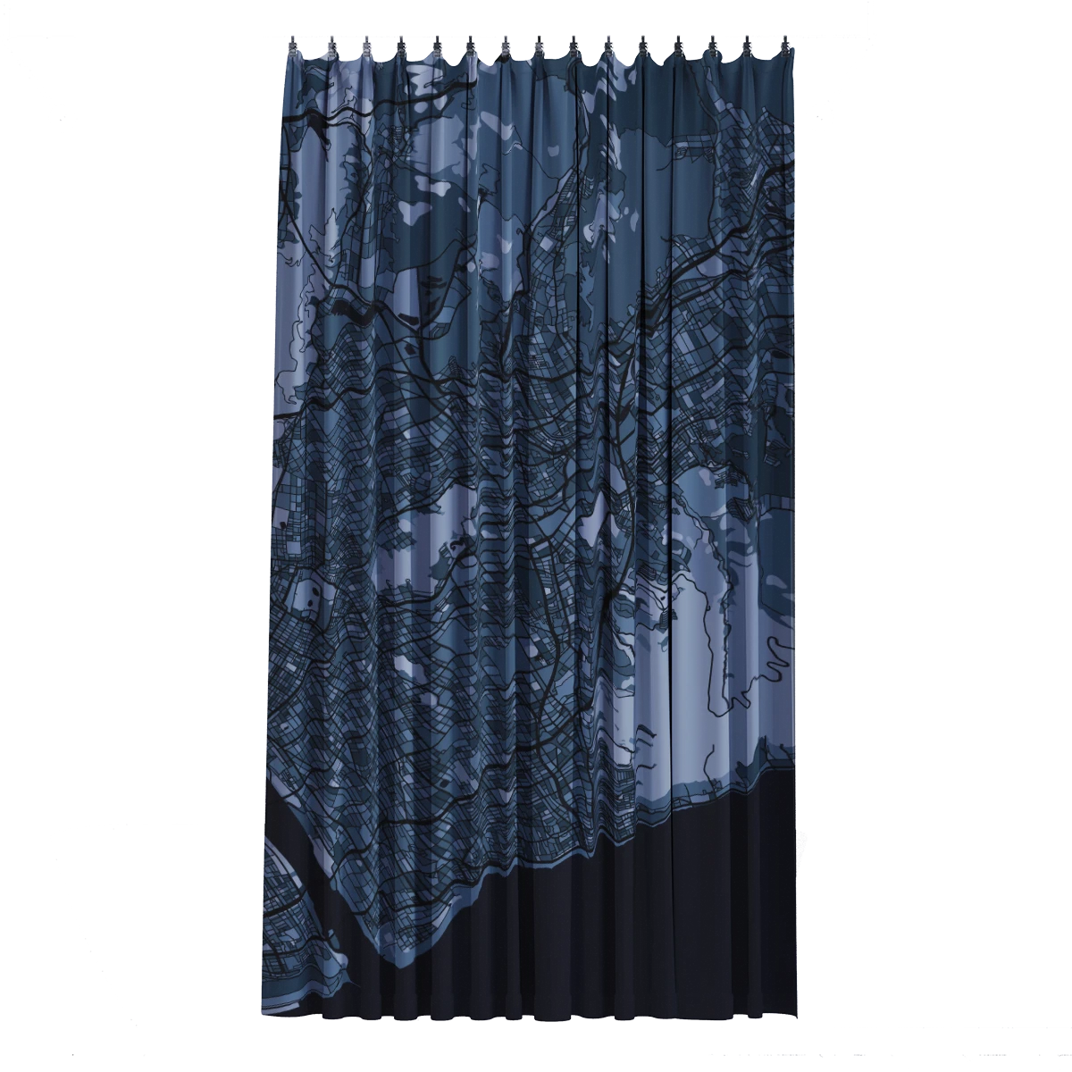 Bath Curtain - Silver