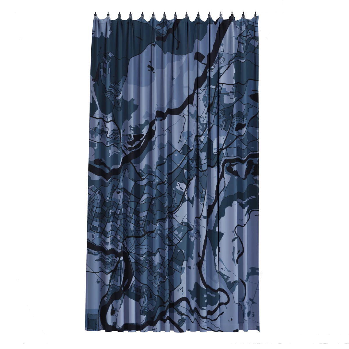 Bath Curtain - Silver