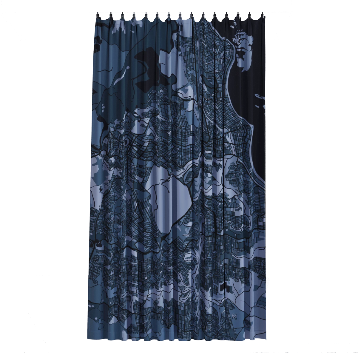 Bath Curtain - Silver