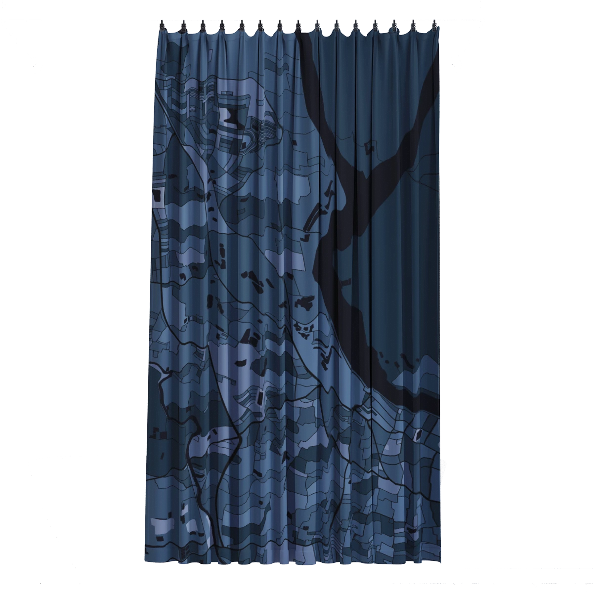 Bath Curtain - Silver