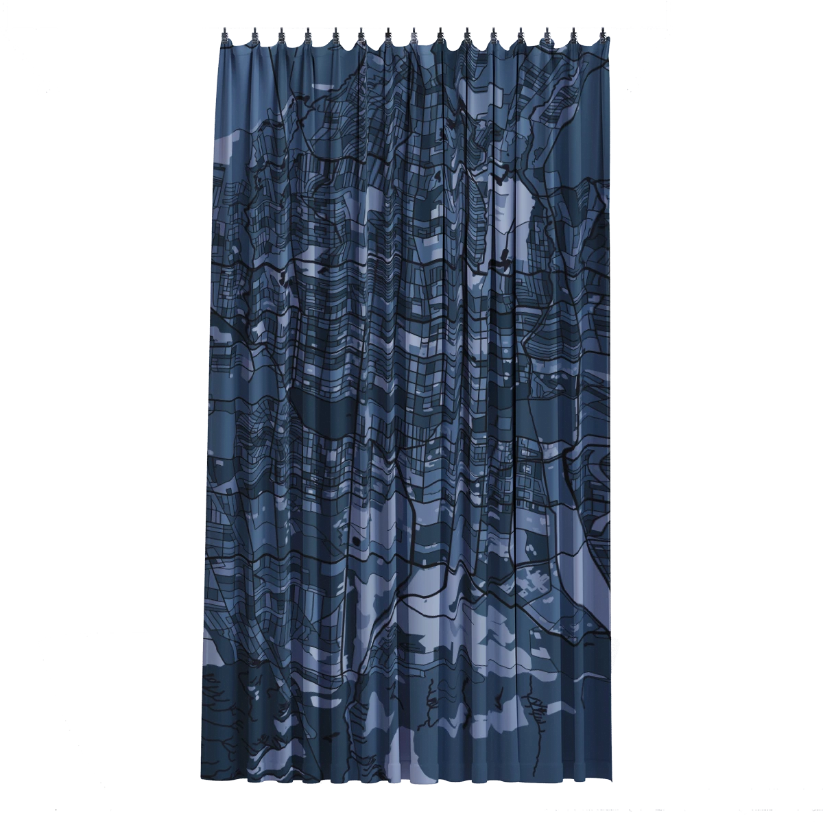 Bath Curtain - Silver