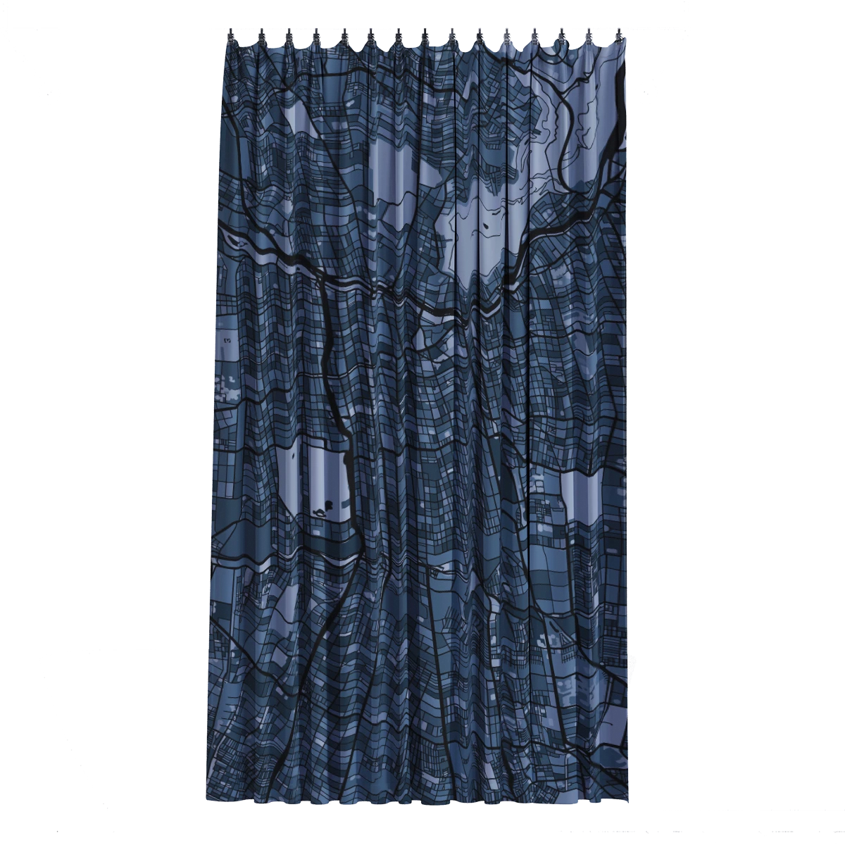 Bath Curtain - Silver