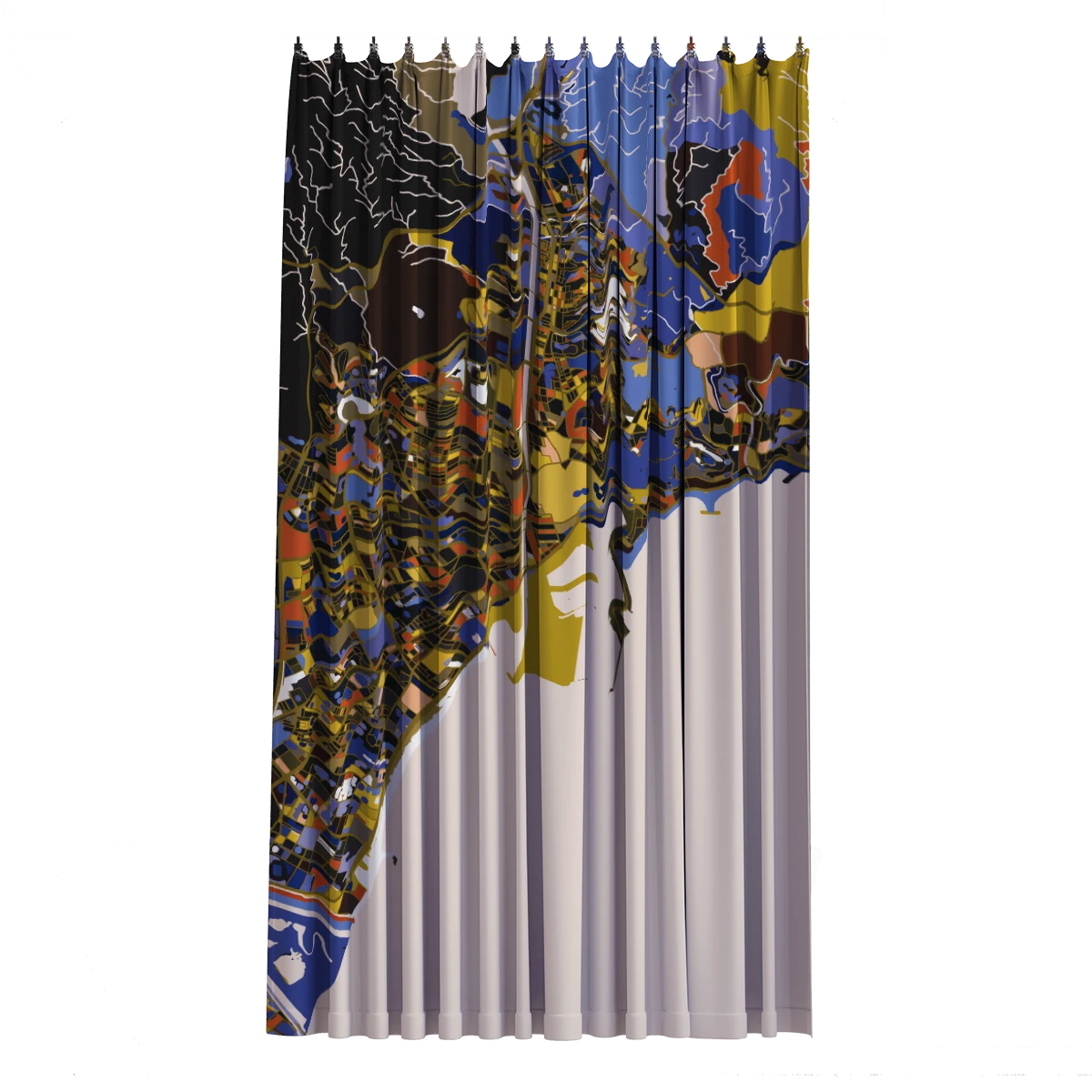 Cortina de Baño - Pollock