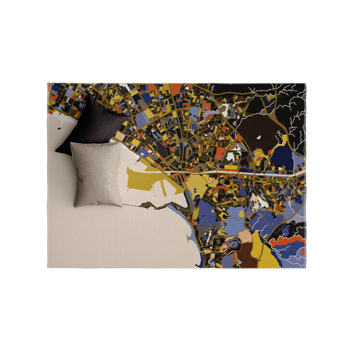 Alfombra de área - Pollock