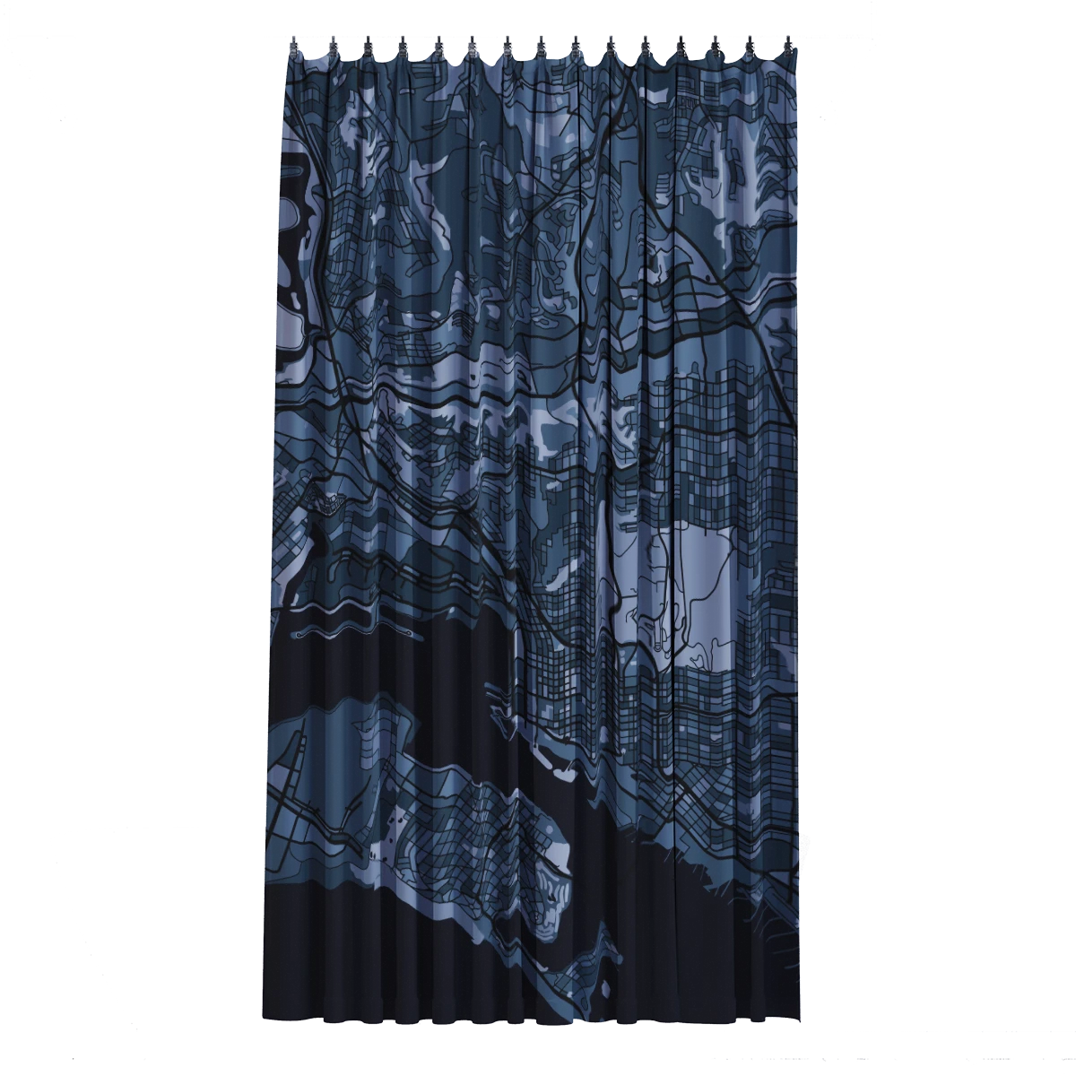 Bath Curtain - Silver